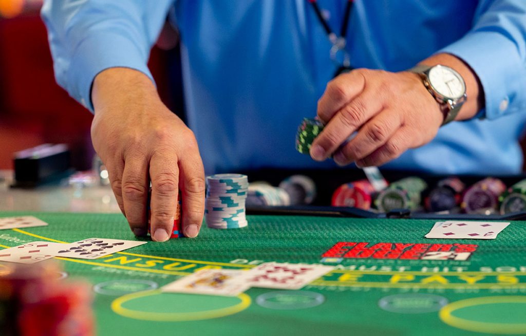 Coos Bay Gaming 2505 Casino Interior Table Games