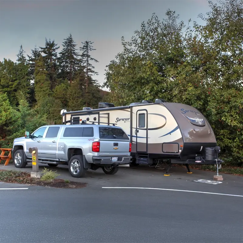 Coos Bay RV Park 1609 Casino Exterior RV Park Back In