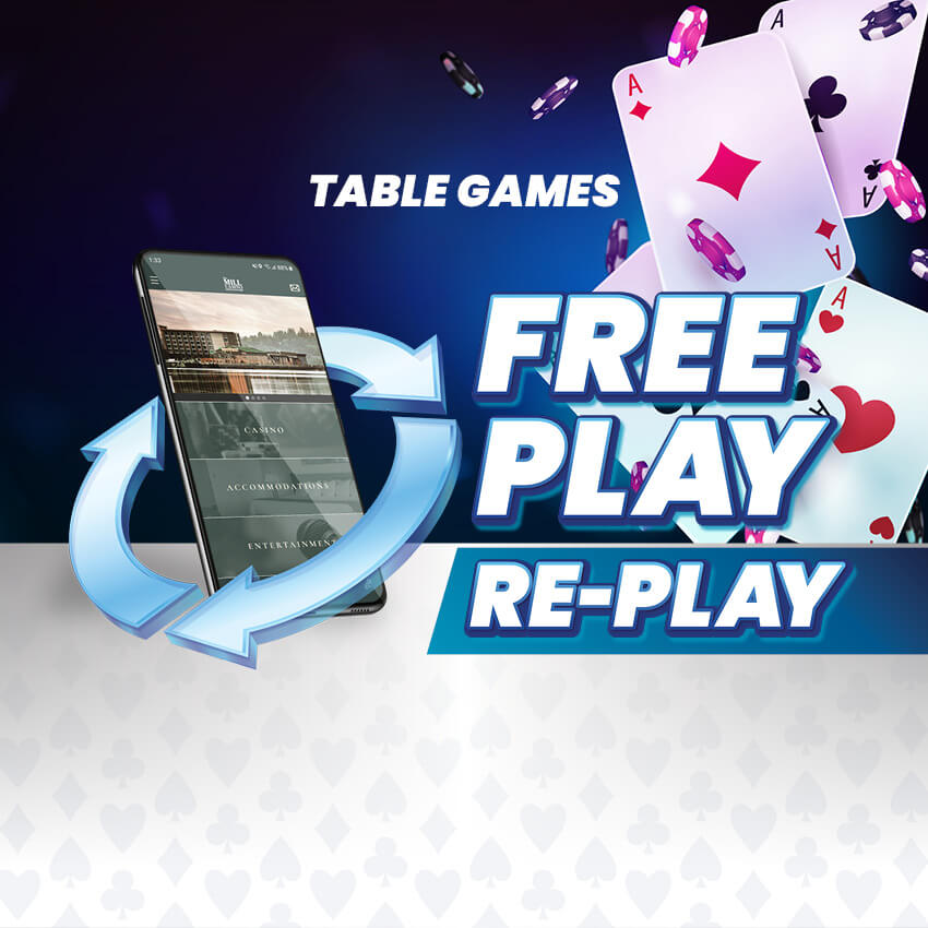 Table Games Free Play Re-Play
