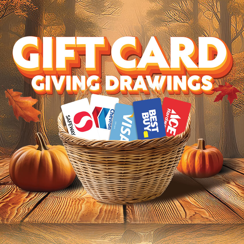 Gift Card Giving Drawings