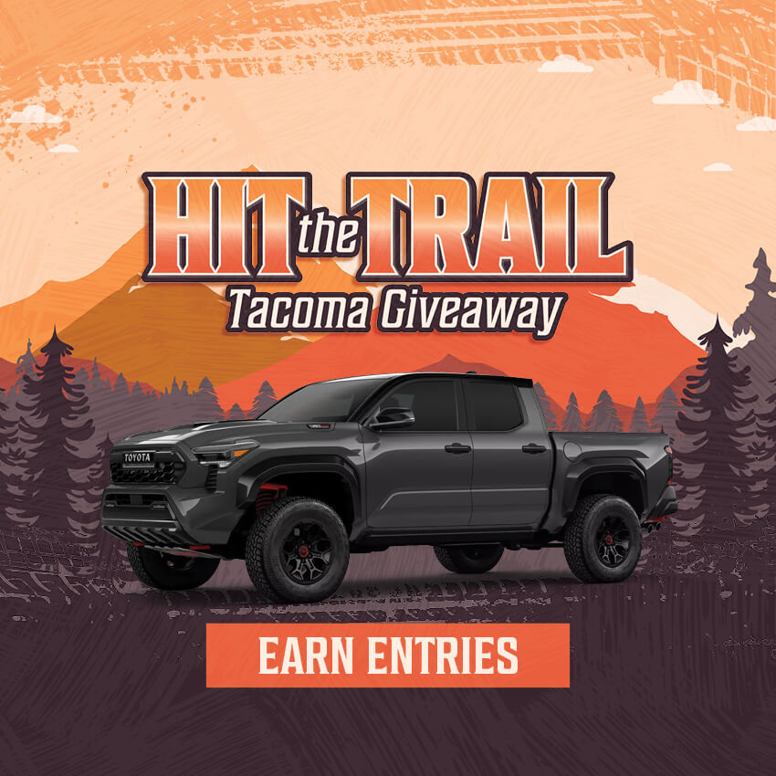 Hit the Trail Tacoma Giveaway - Earn Entries