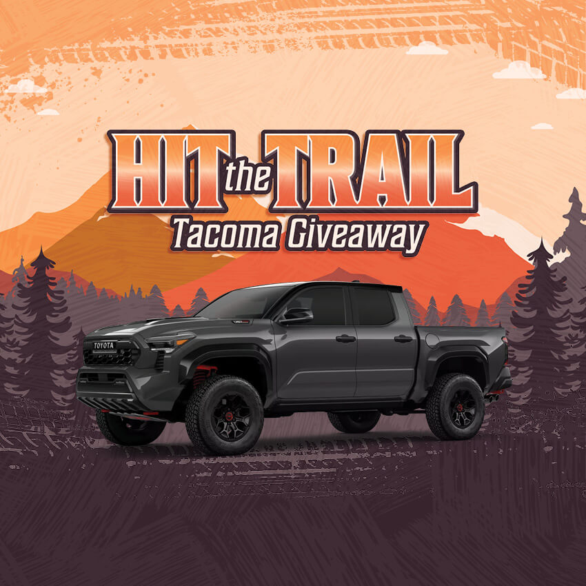 Hit the Trail Tacoma Giveaway - Drawings