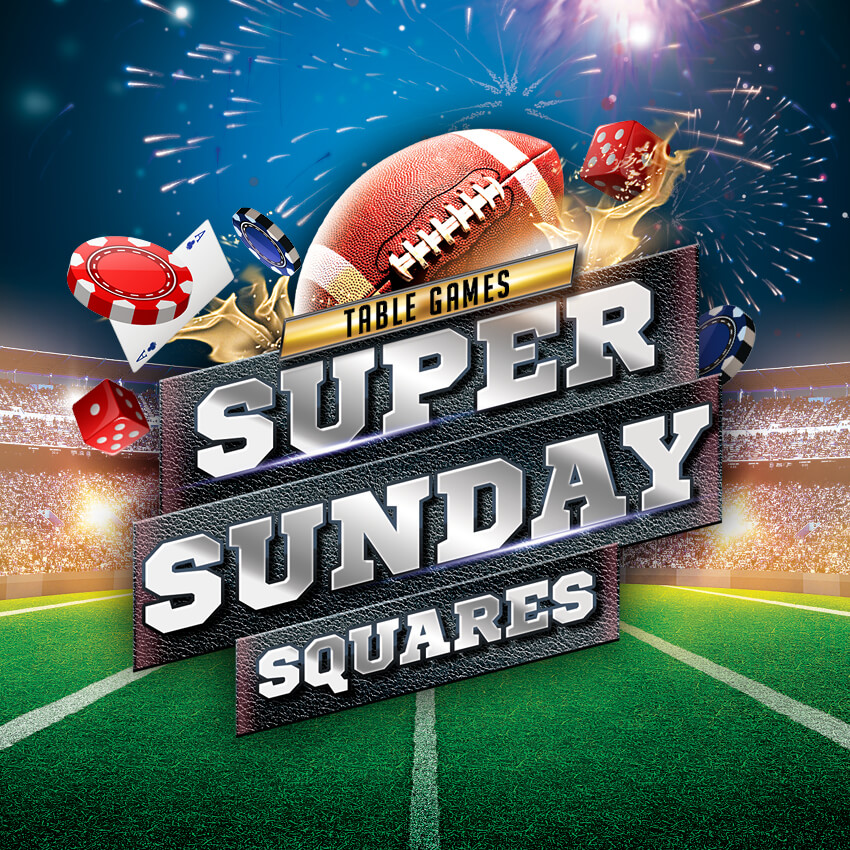 Table Games Super Sunday Squares