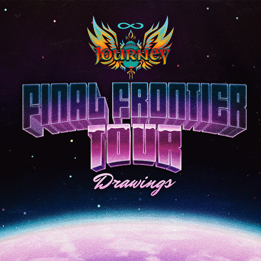 Journey Final Frontier Tour Drawings