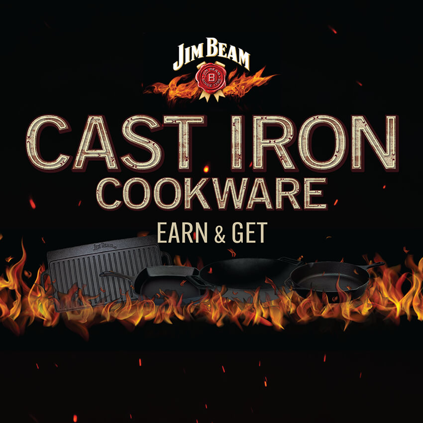 Jim Beam Cast Iron Cookware