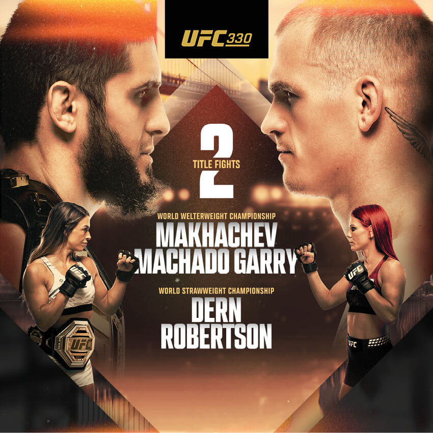 UFC 330: Makhachev vs Machado Garry