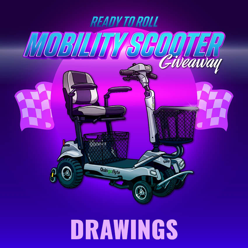 Quingo Flyte Mobility Scooter Giveaway - Drawings