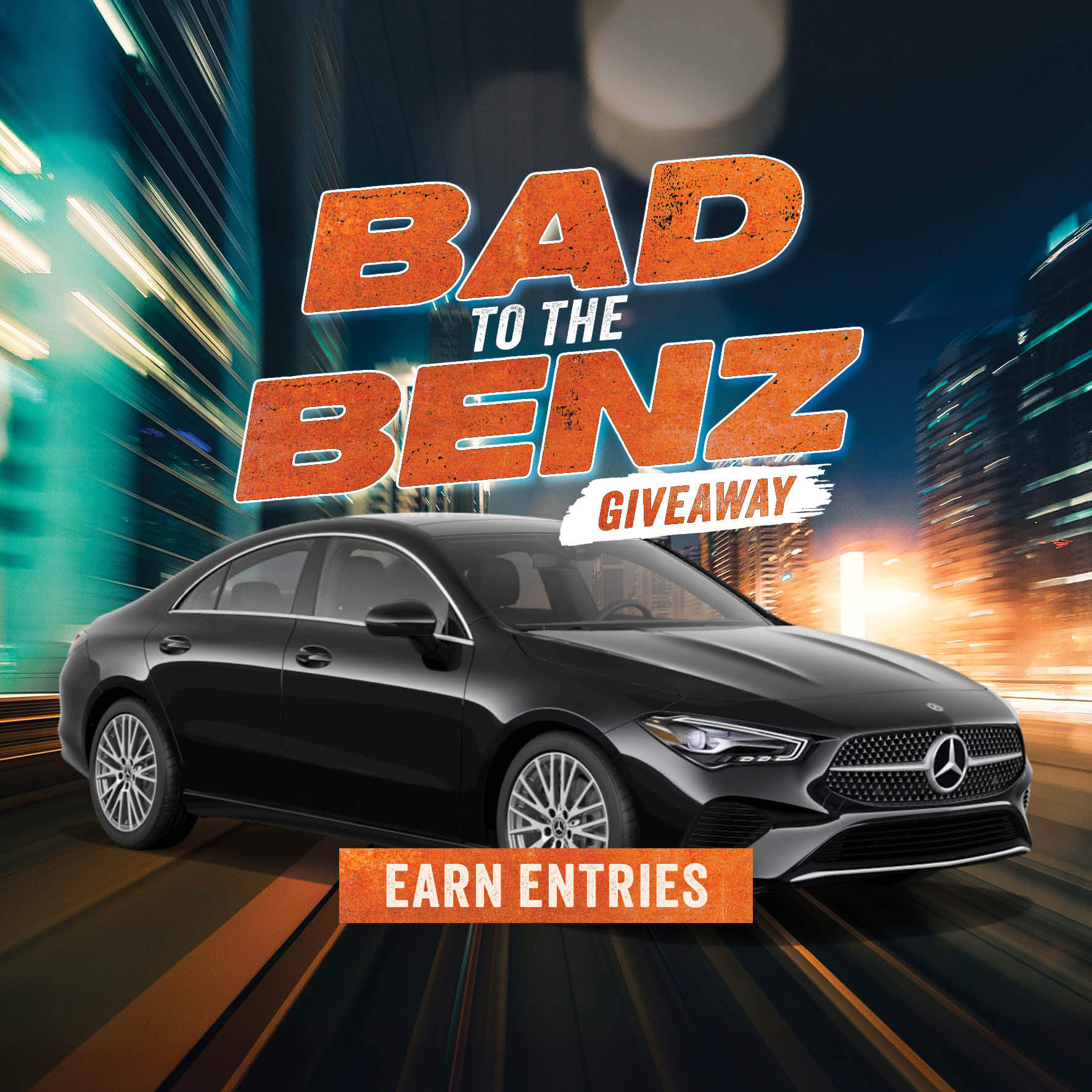 Mercedes Giveaway earn entries