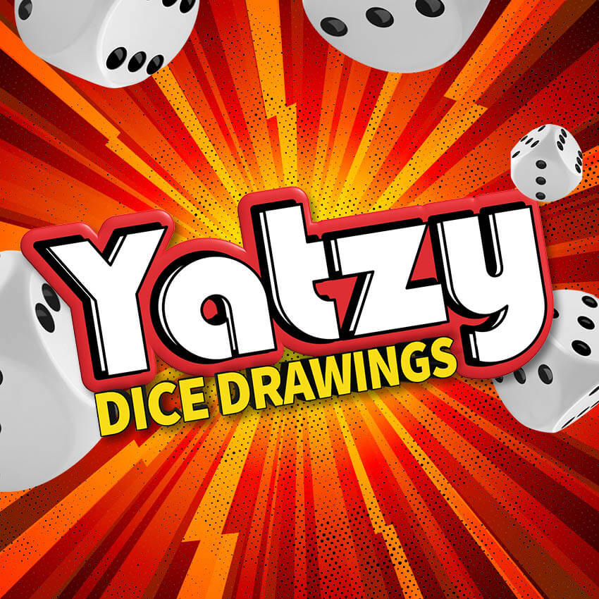 Yatzy Dice Drawing