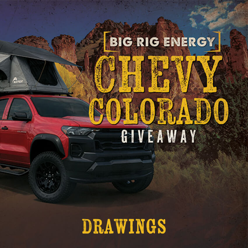 Chevy Colorado Giveaway